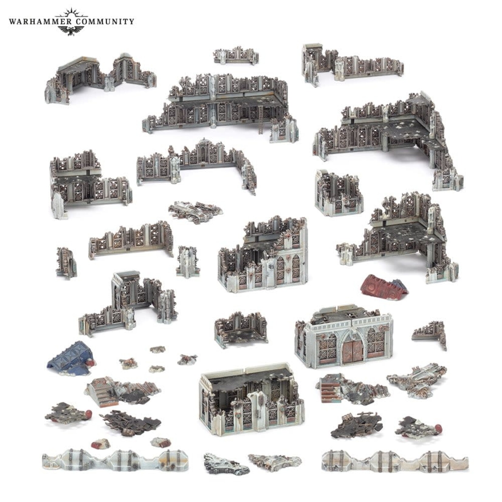 Games Workshop Legions Imperialis Civitas Imperialis Ruined Buildings