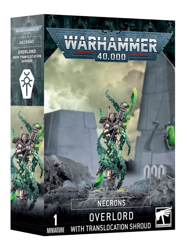 Games Workshop Necrons Overlord with Translocation Shroud