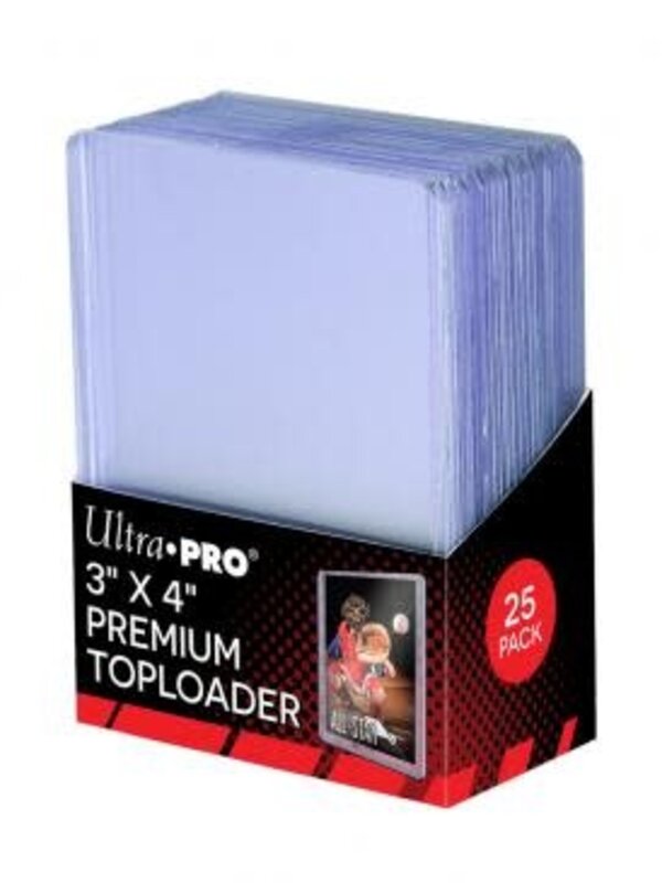 Ultra Pro Topload Sleeve: 3x4 Clear Premium (25)