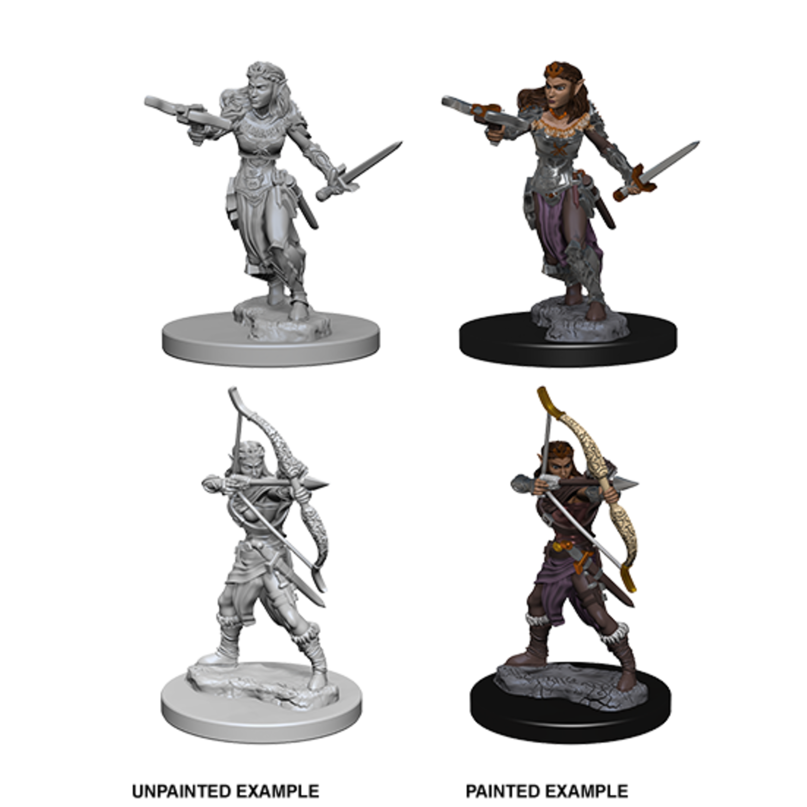 WIZKIDS/NECA D&DNMUM Elf Ranger Female W1