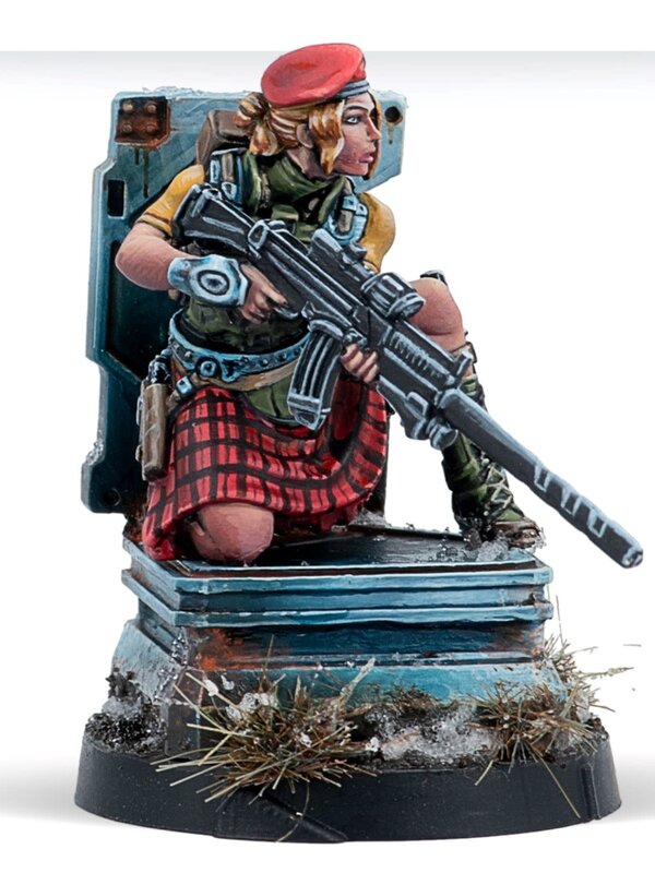 Corvus Belli S.L.L. Infinity Ariadna Highlander Cateran (T2 Sniper)
