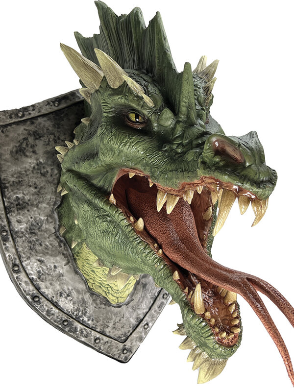 WIZKIDS/NECA D&D Green Dragon Trophy Plaque