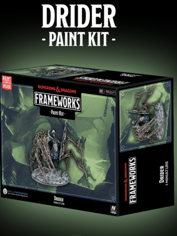 WIZKIDS/NECA D&D Frameworks Drider Paint Night Kit