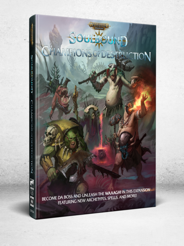 Cubicle 7 Warhammer Age of Sigmar RPG Champions of Destruction