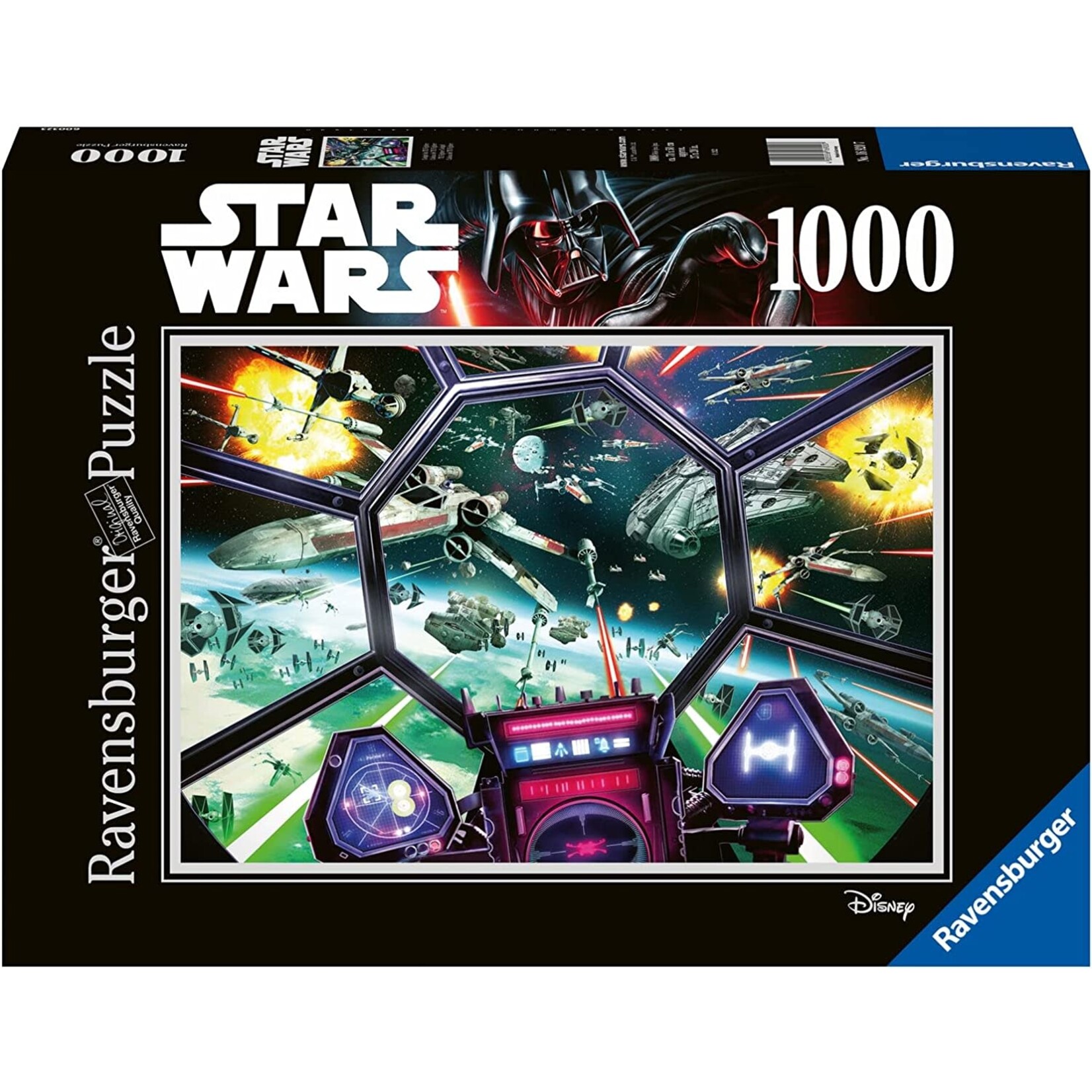 Ravensburger Star Wars TIE Fighter Cockpit 1000pc Puzzle