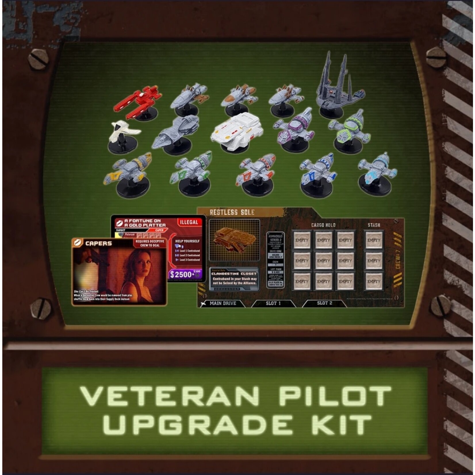 Firefly The Game 10th Anniversary Veteran Pilot's Upgrade Kit - Recess Games  LLC