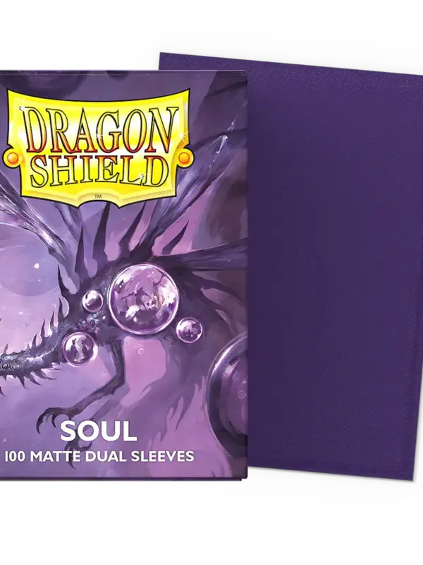 Arcane Tinmen Dragon Shields Matte Dual Metallic Purple Soul (100)