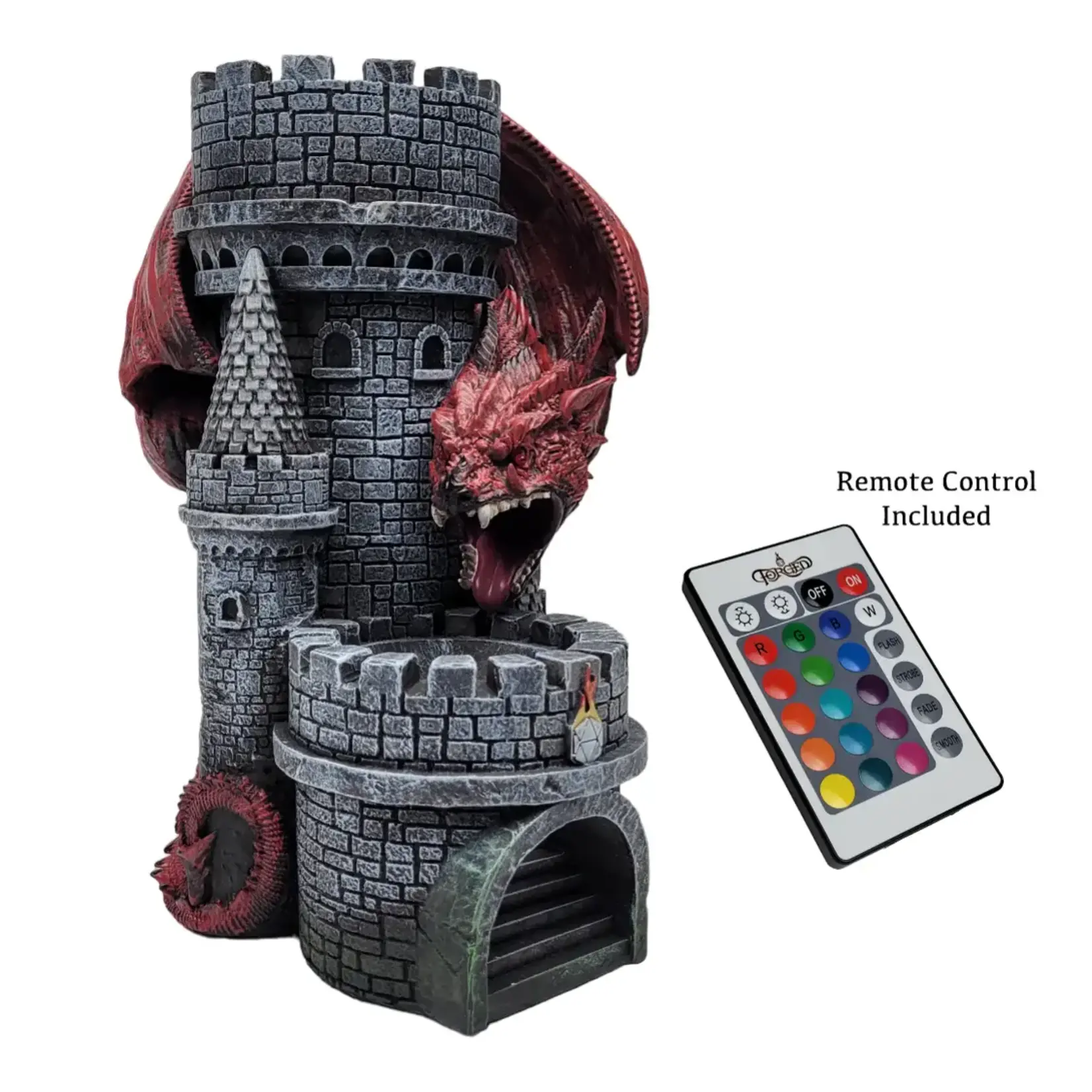 Forged Gaming Dragons Keep Dice Tower Red Dragon