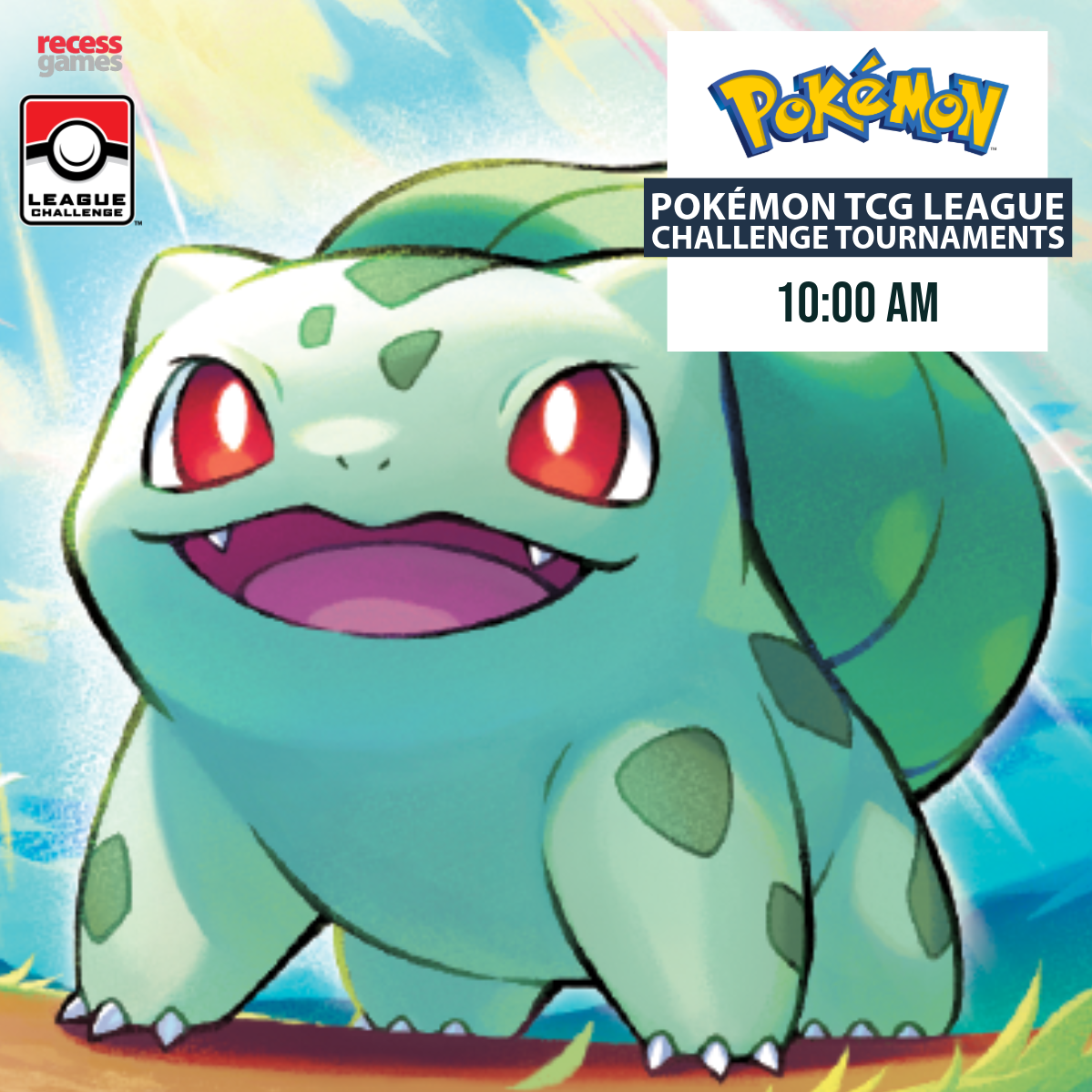 Pokémon TCG League Challenge Tournaments Recess Games LLC