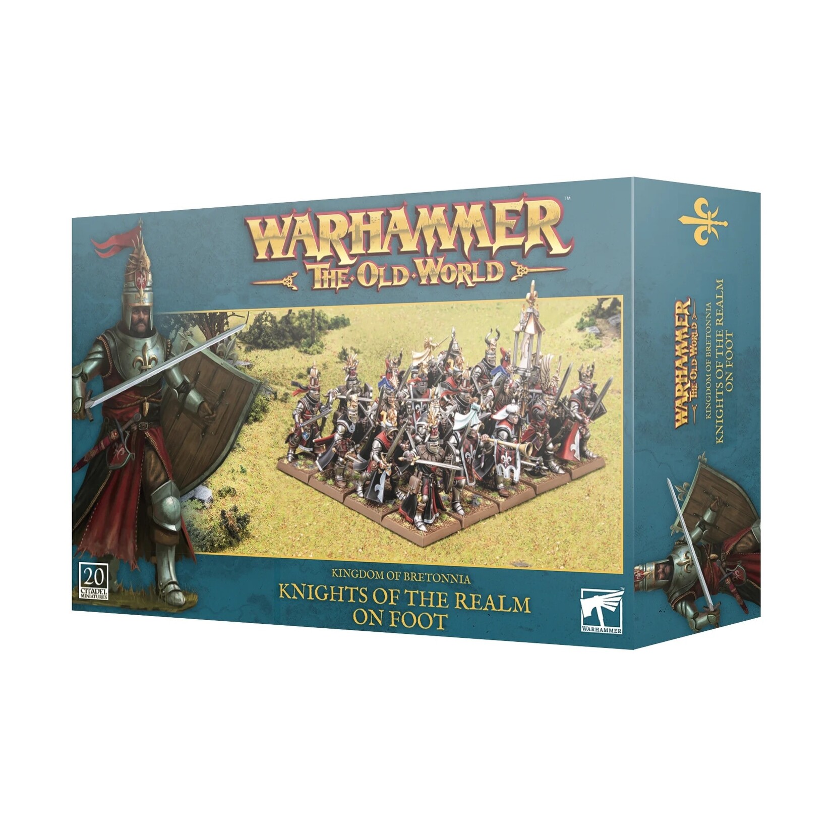 Games Workshop Kingdom of Bretonnia Knights of the Realm on Foot