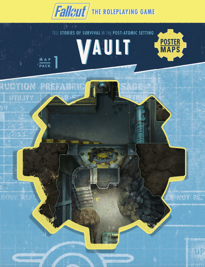 Fallout the roleplaying game map pack 1 vault recess games llc
