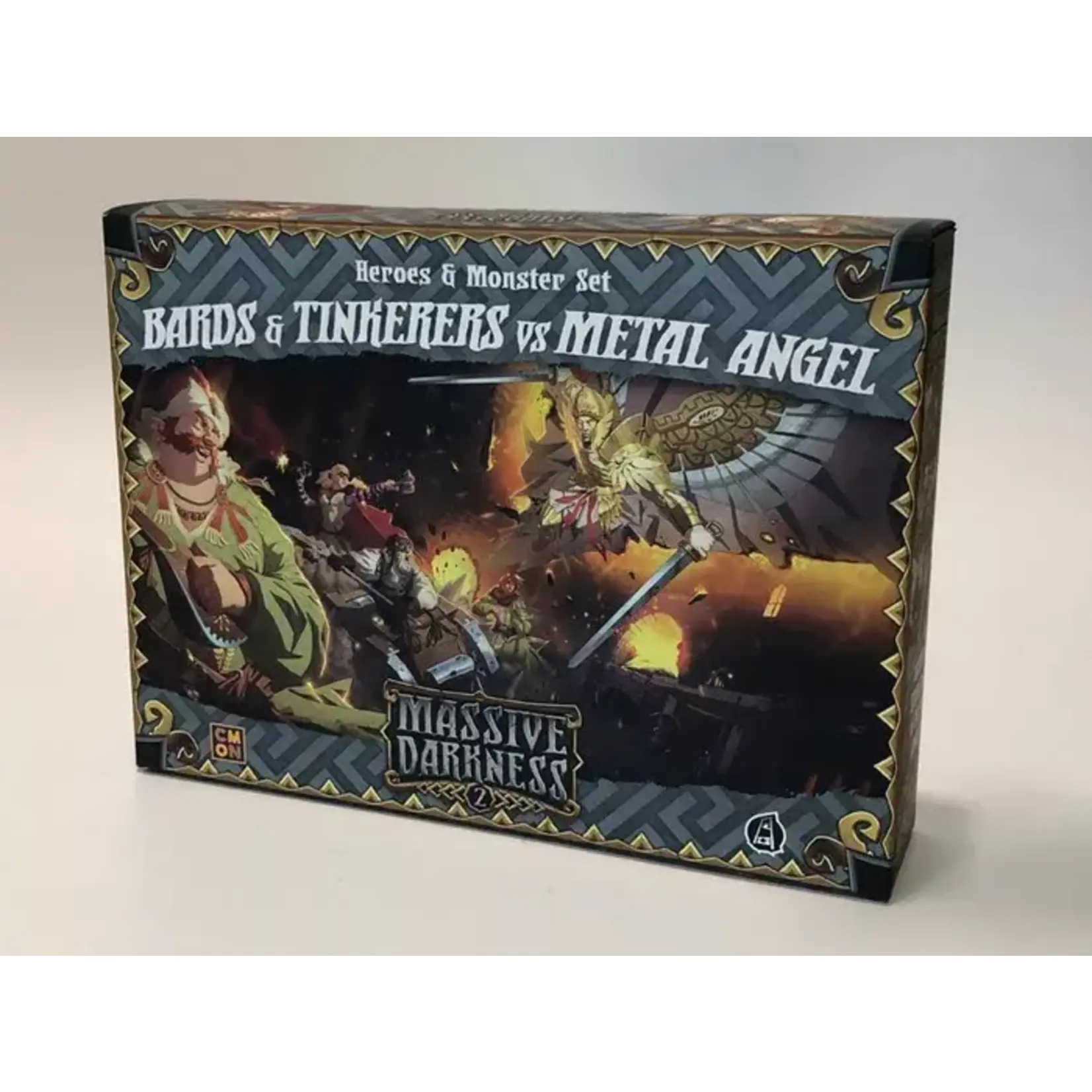 CMON Massive Darkness Bards & Tinkerers vs Metal Angel