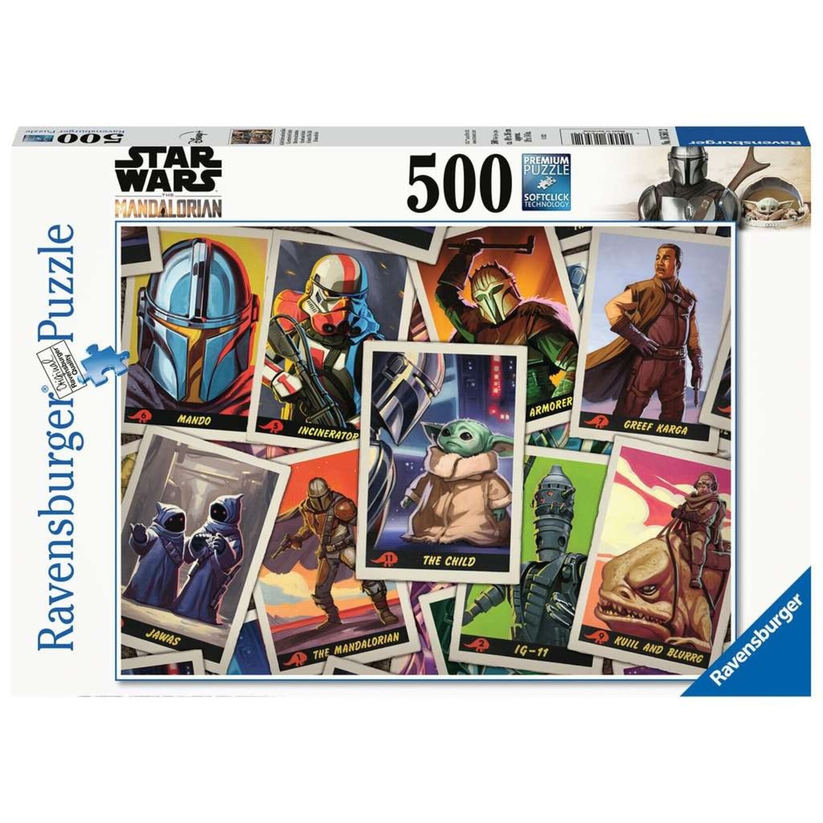 Ravensburger The Mandalorian In Search of The Child 500pc Puzzle