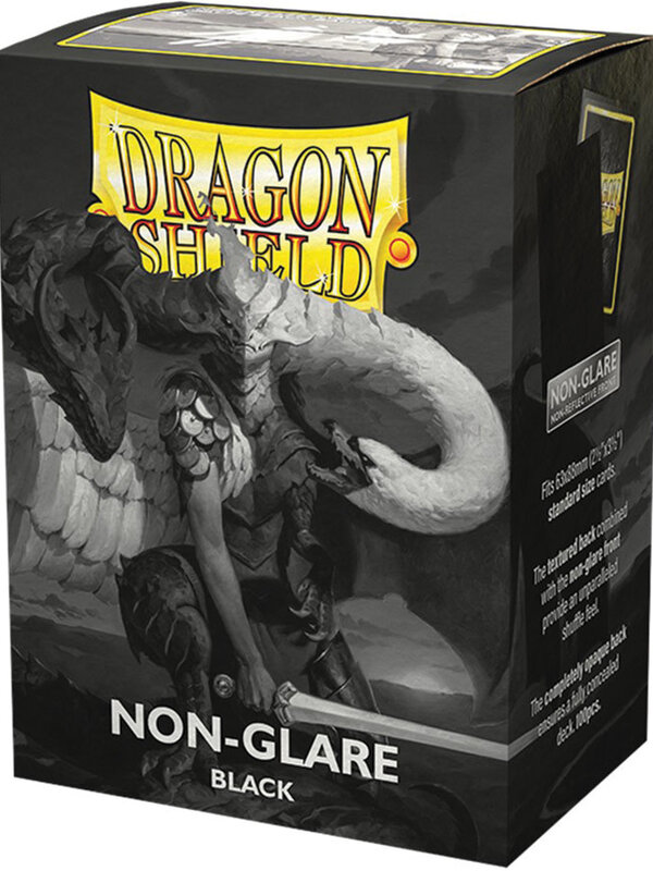 Arcane Tinmen Dragon Shields Matte Black Non-Glare (100)