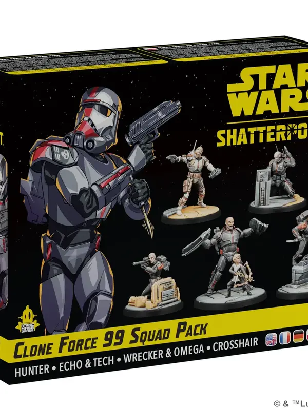 Atomic Mass Games Star Wars Shatterpoint Clone Force 99 Squad Pack