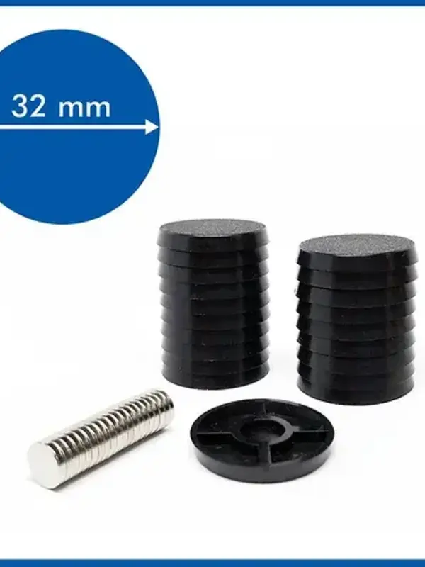 Cobalt Keep Round 32mm Base with Magnets 20 pack