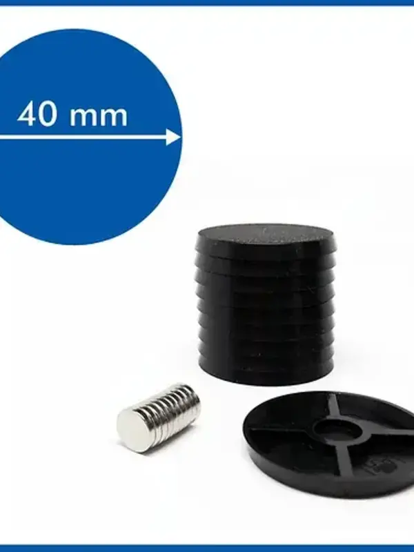 Cobalt Keep Round 40mm Base with Magnets 10 pack