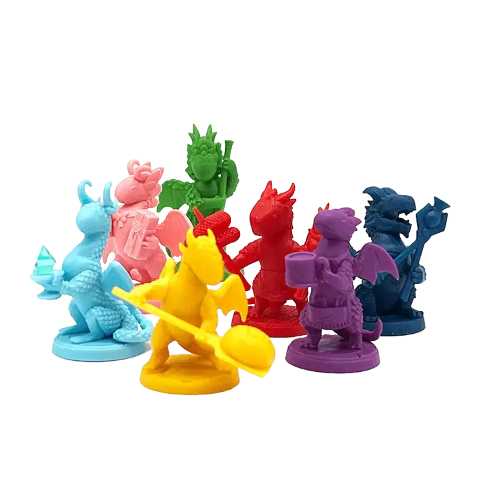 Lucky Duck Games Flamecraft Deluxe Components Dragon Miniatures