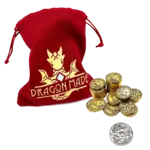 Lucky Duck Games Flamecraft Deluxe Components Metal Coins