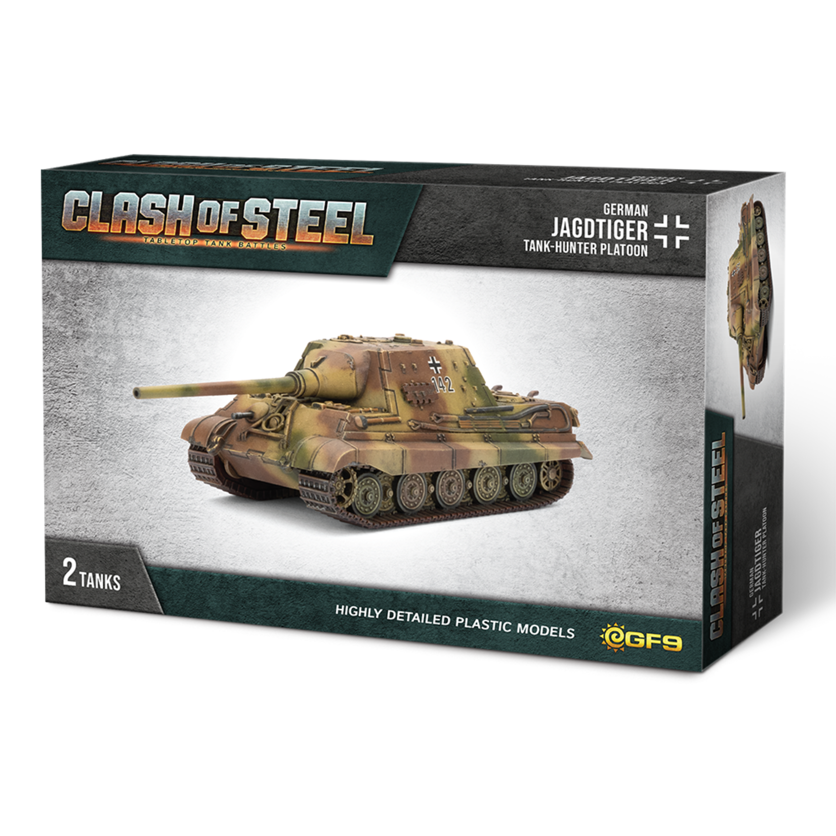 Battlefront Miniatures Clash of Steel Jagdtiger Tank-hunter Platoon