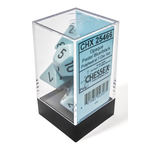 Chessex Opaque Pastel Blue/Black 7-die set