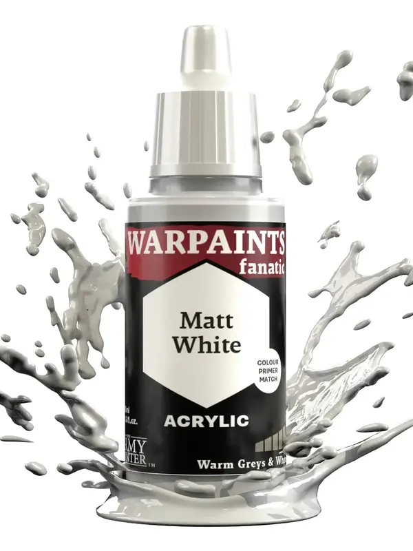 Army Painter Warpaints Fanatic: Matt White 18ml