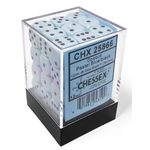 Chessex Opaque 12mm Pastel Blue/Black 36d6