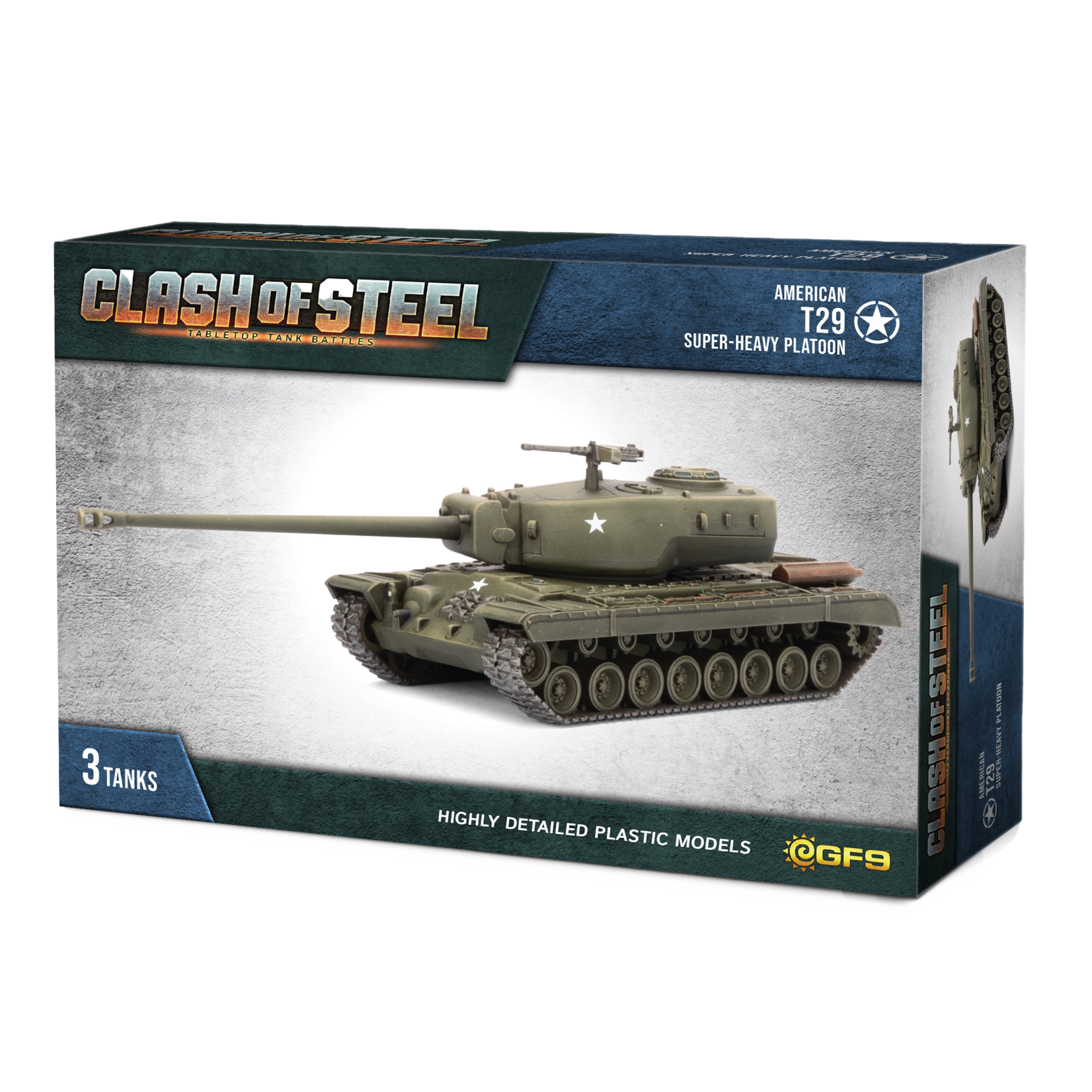 Battlefront Miniatures Clash of Steel T29 Super Heavy Platoon