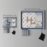 WS Game Company Scrabble Deluxe 2-In-1 Wall Edition