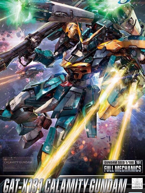 BANDAI CO Gunpla Full Mechanics 1/100 Mobile Suit Gundam SEED #001 Calamity Gundam