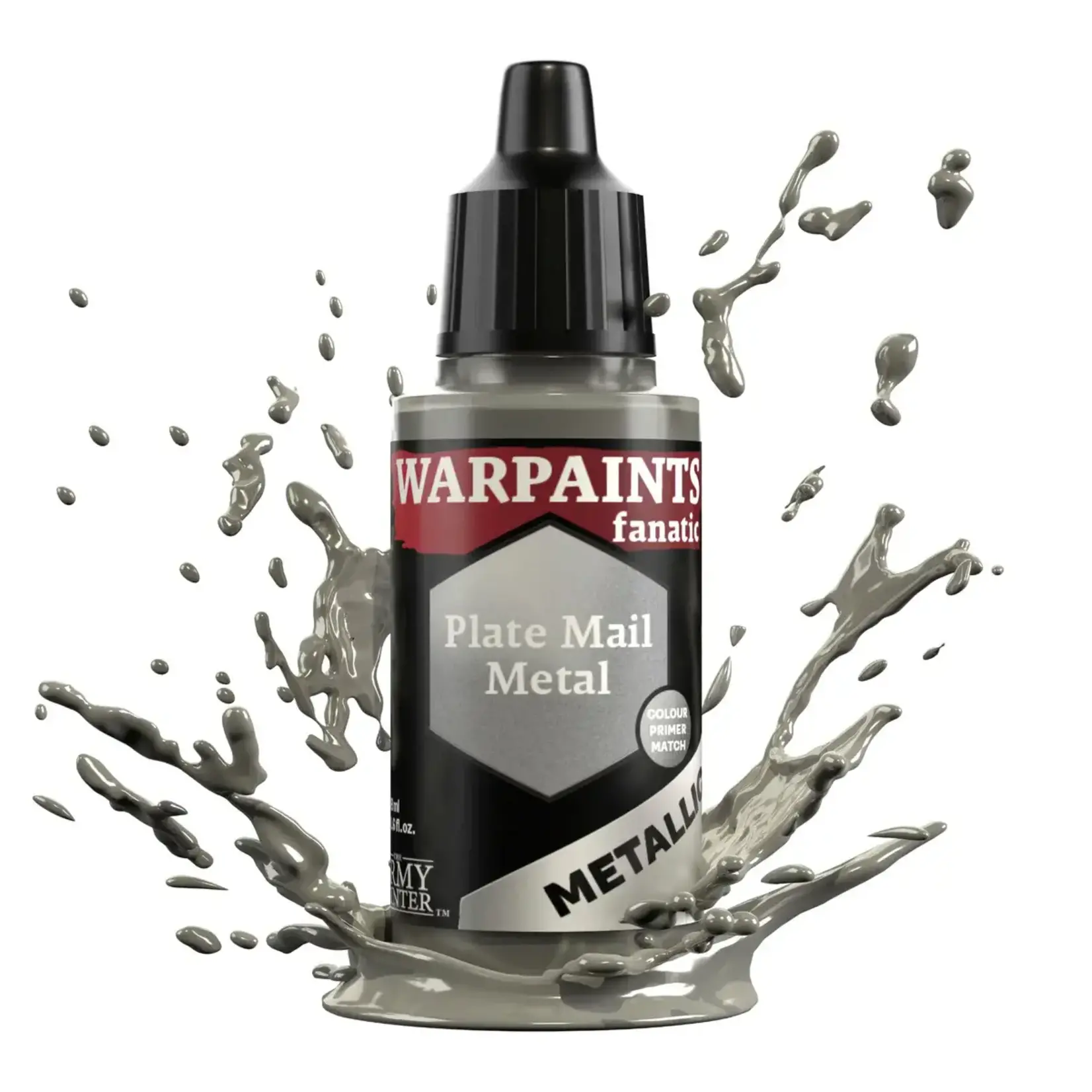 Army Painter Warpaints Fanatic: Metallic - Plate Mail Metal 18ml