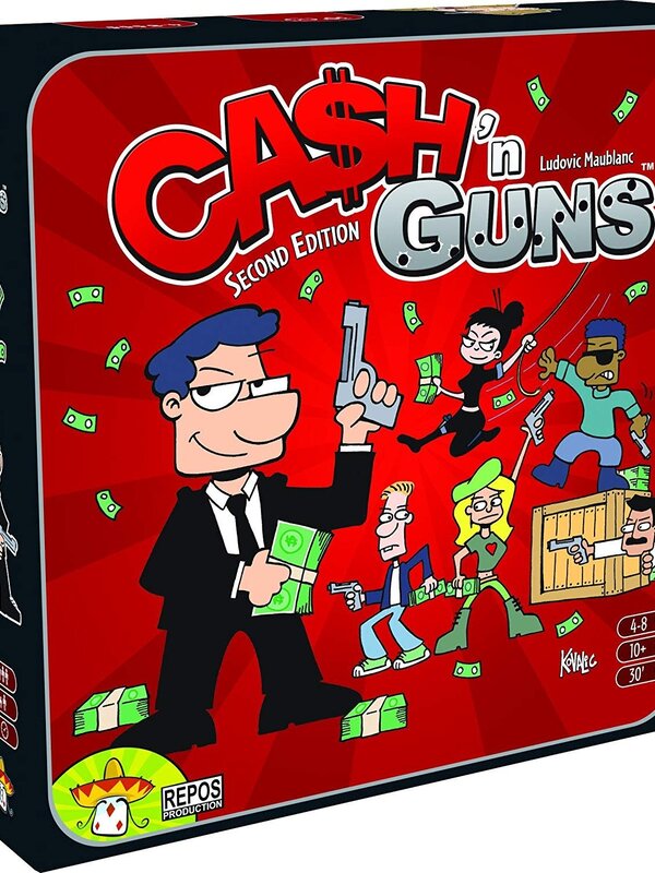 Asmodee Studios Cash 'n Guns Board Game 2E