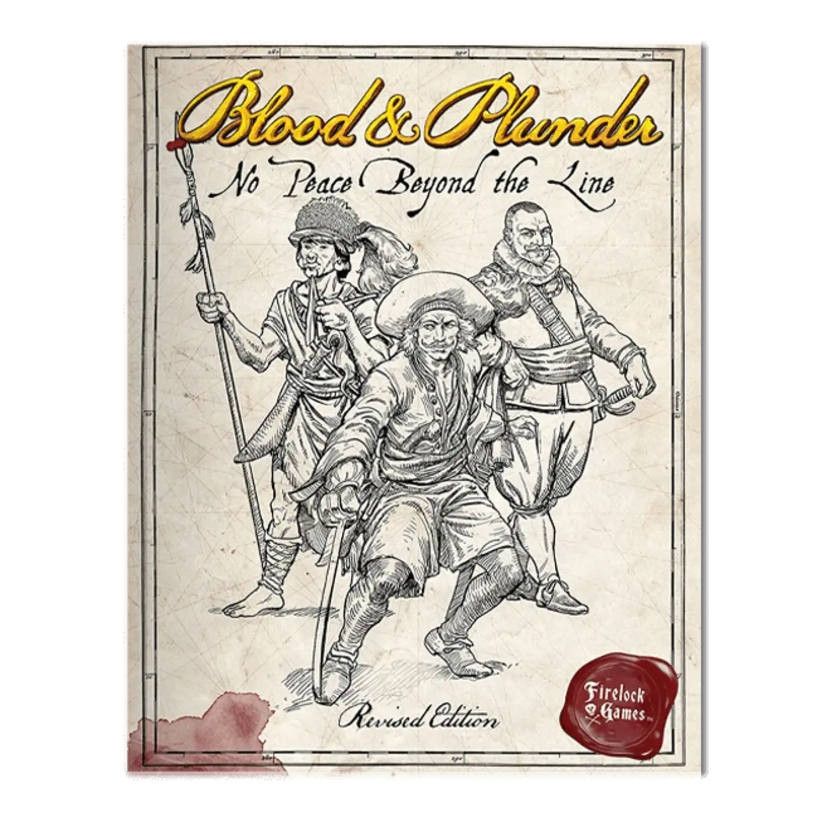 Firelock Games Blood & Plunder No Peace Beyond the Line Expansion Book