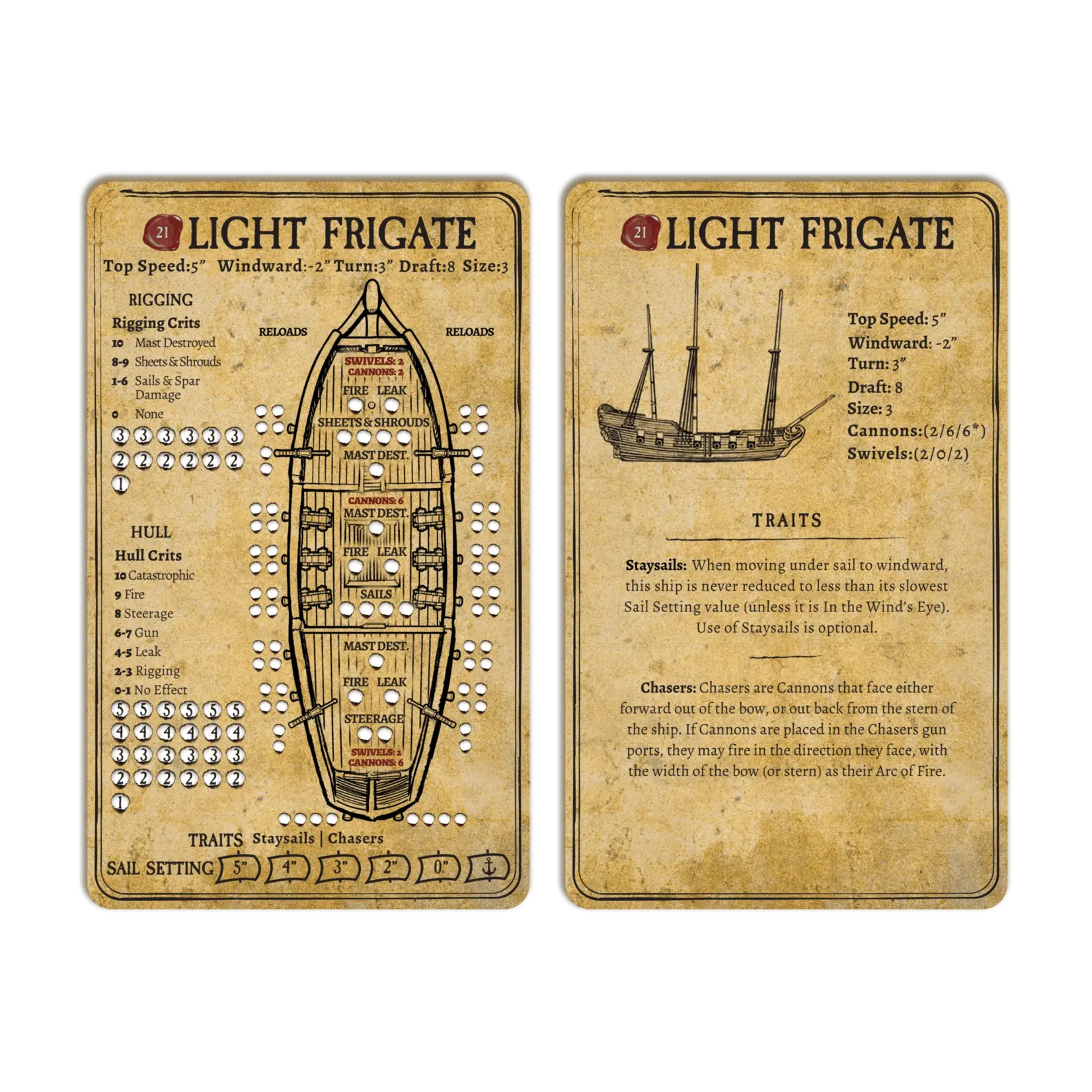 Firelock Games Blood & Plunder Frigate Ship