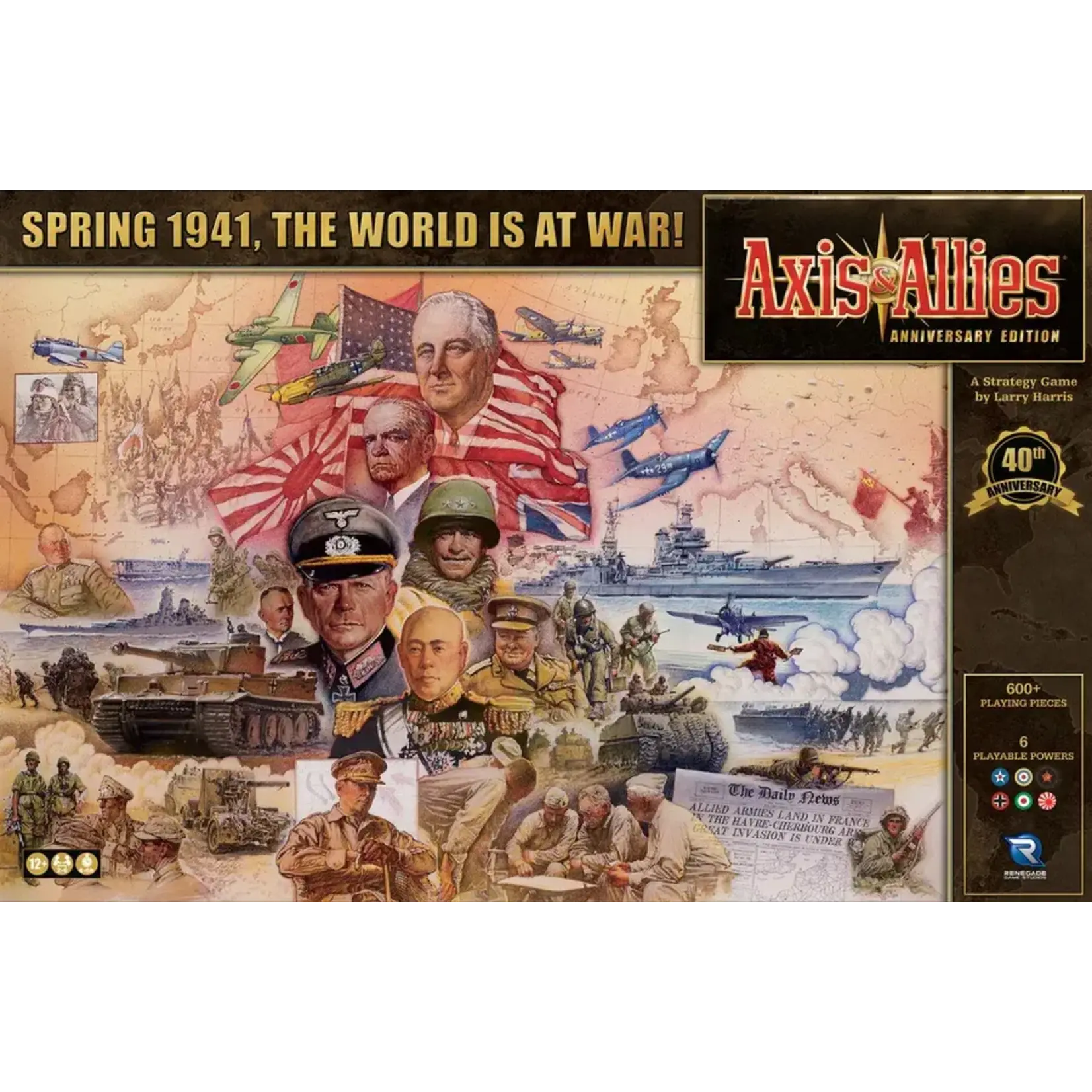 Renegade Game Studios Axis & Allies Anniversary Edition