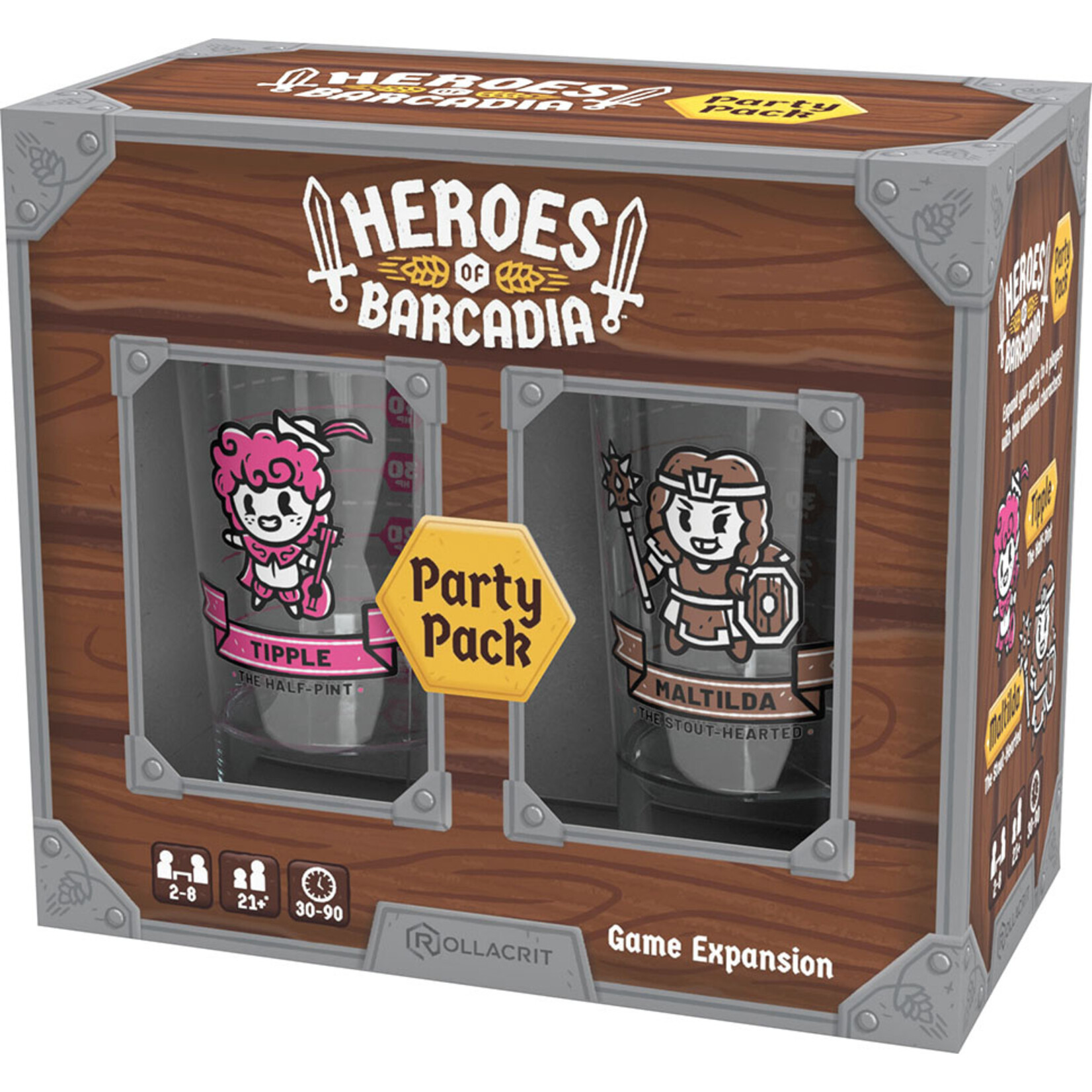 Rollacrit Heroes of Barcadia: Party Pack Expansion