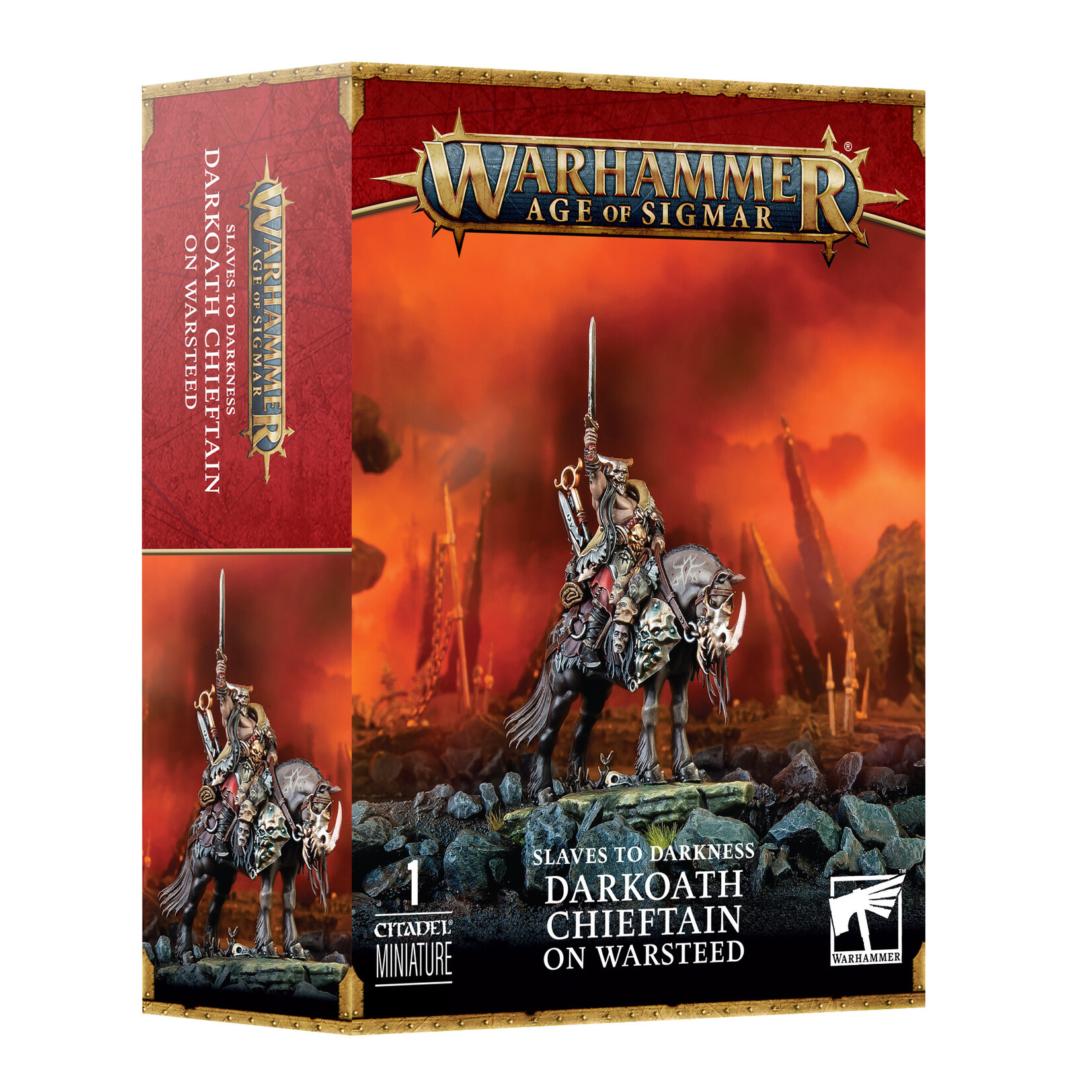 Games Workshop Slaves to Darkness: Darkoath Chieftain on Warsteed