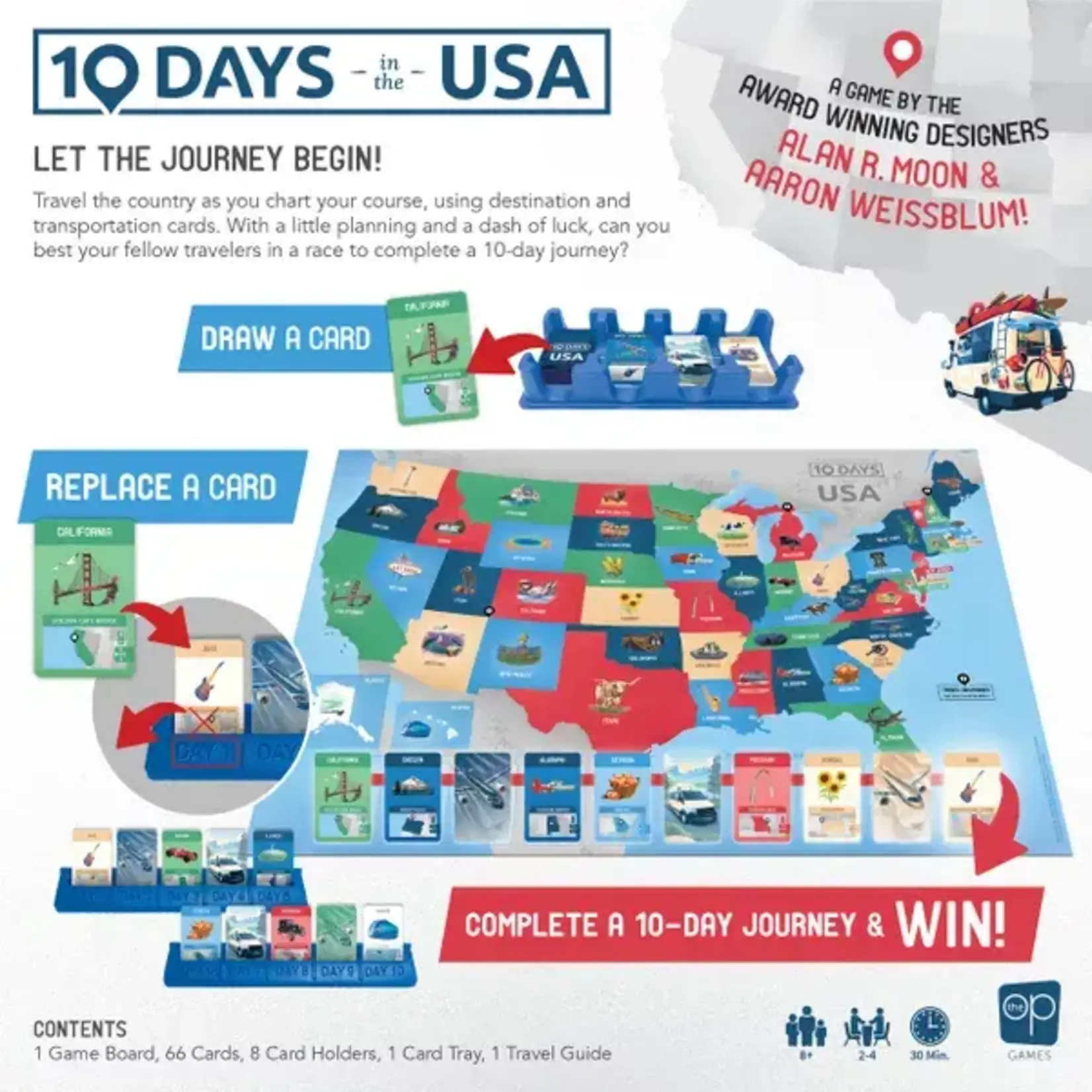 USAopoly 10 Days in the USA