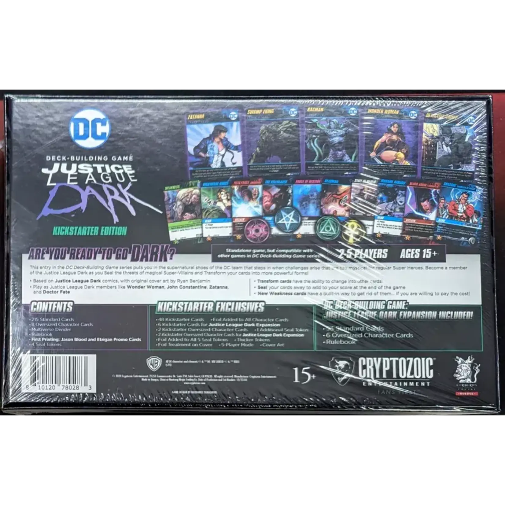 Cryptozoic Entertainment DC Comics DBG Justice League Dark