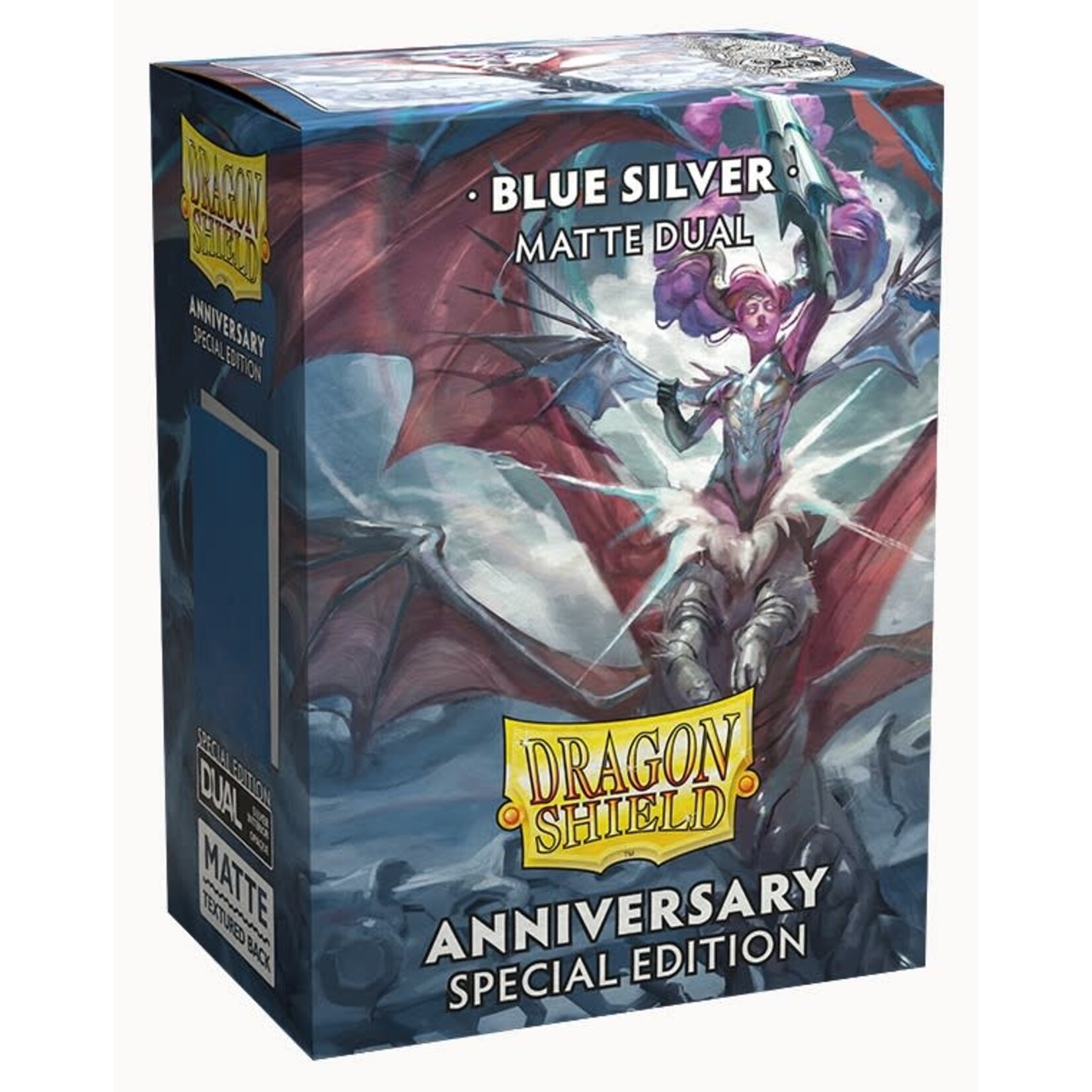 Arcane Tinmen Dragon Shields Special Edition Blue Silver Matt Dual (100)