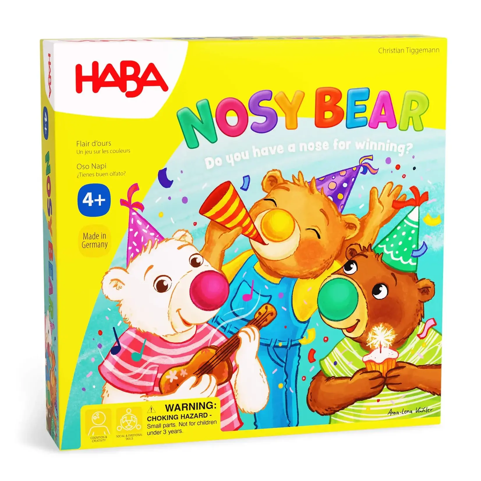 HABA USA Nosy Bear Game