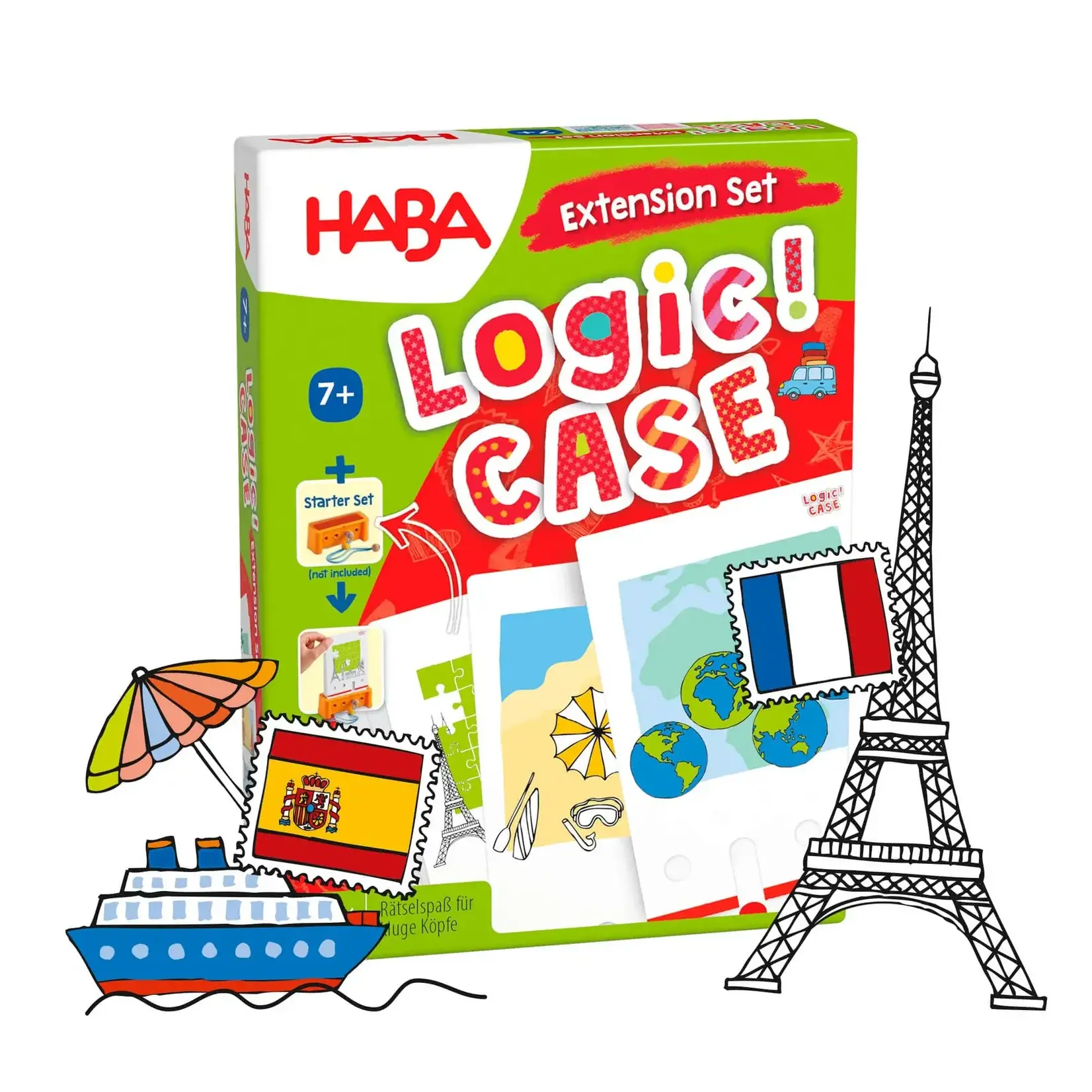 HABA USA Logic! CASE Expansion Set Vacation & Travel