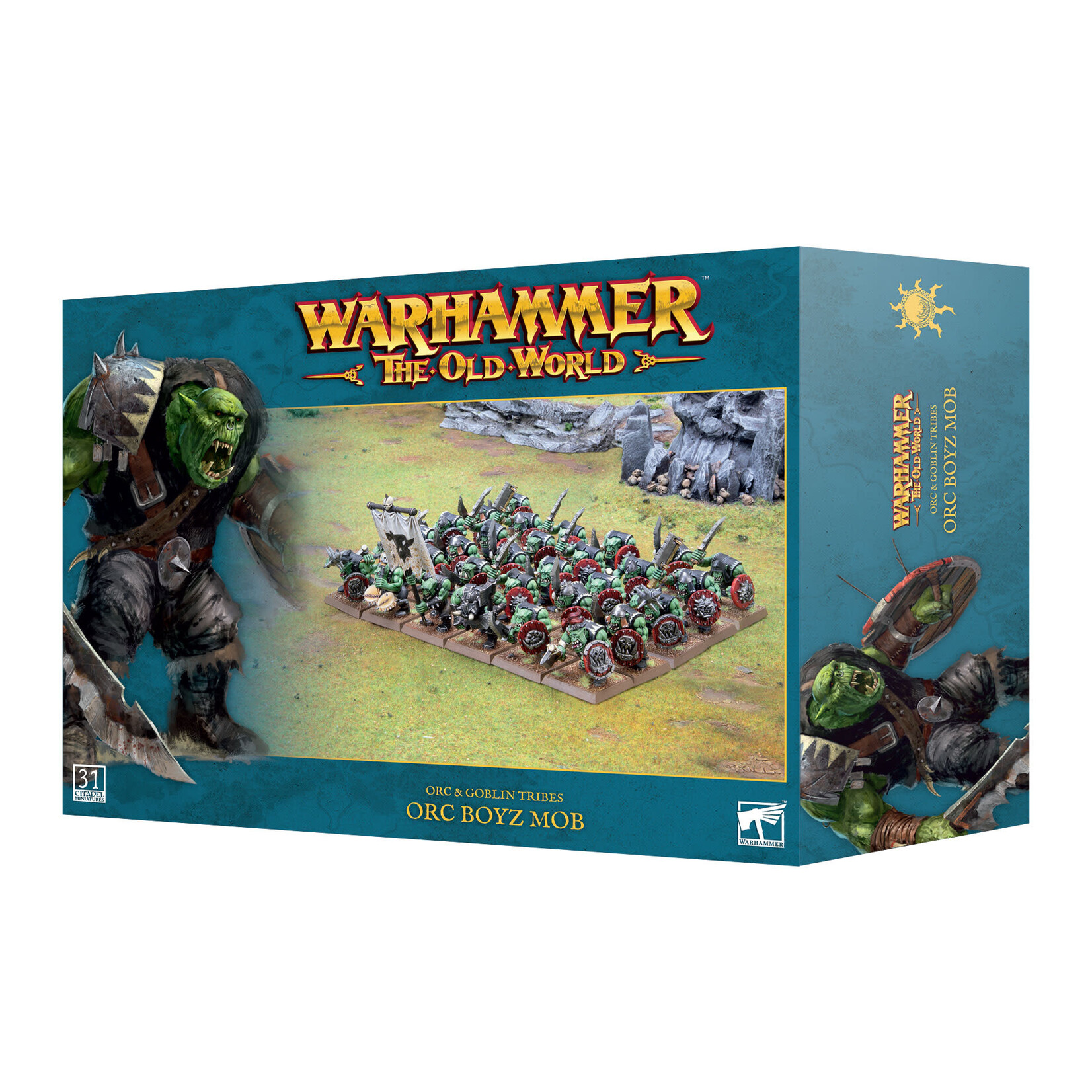 Games Workshop Orc & Goblin Tribes Orc Boyz Mob