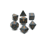 Chessex Opaque Dark Grey/Copper 7 die set
