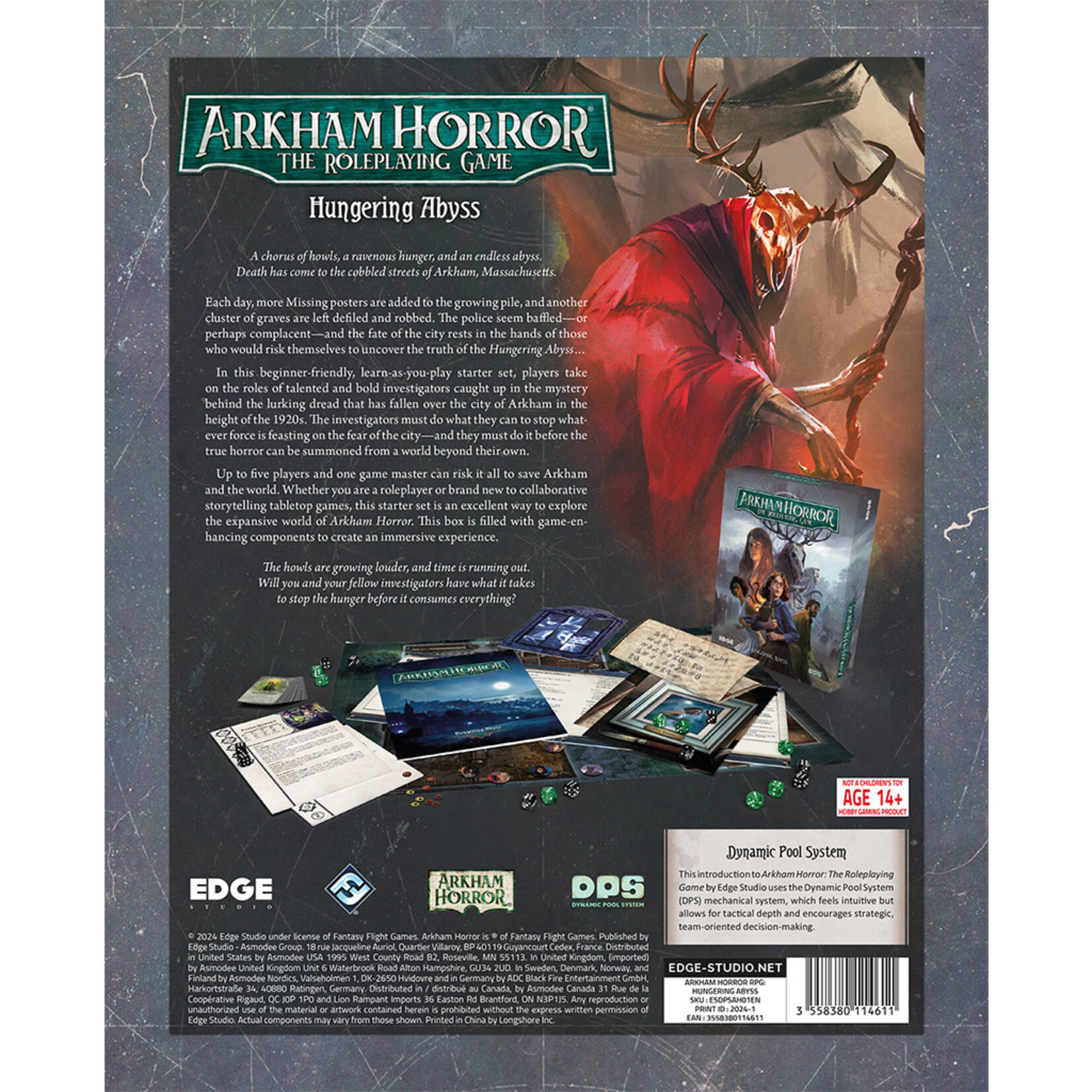 Edge Arkham Horror RPG Starter Set Hungering Abyss