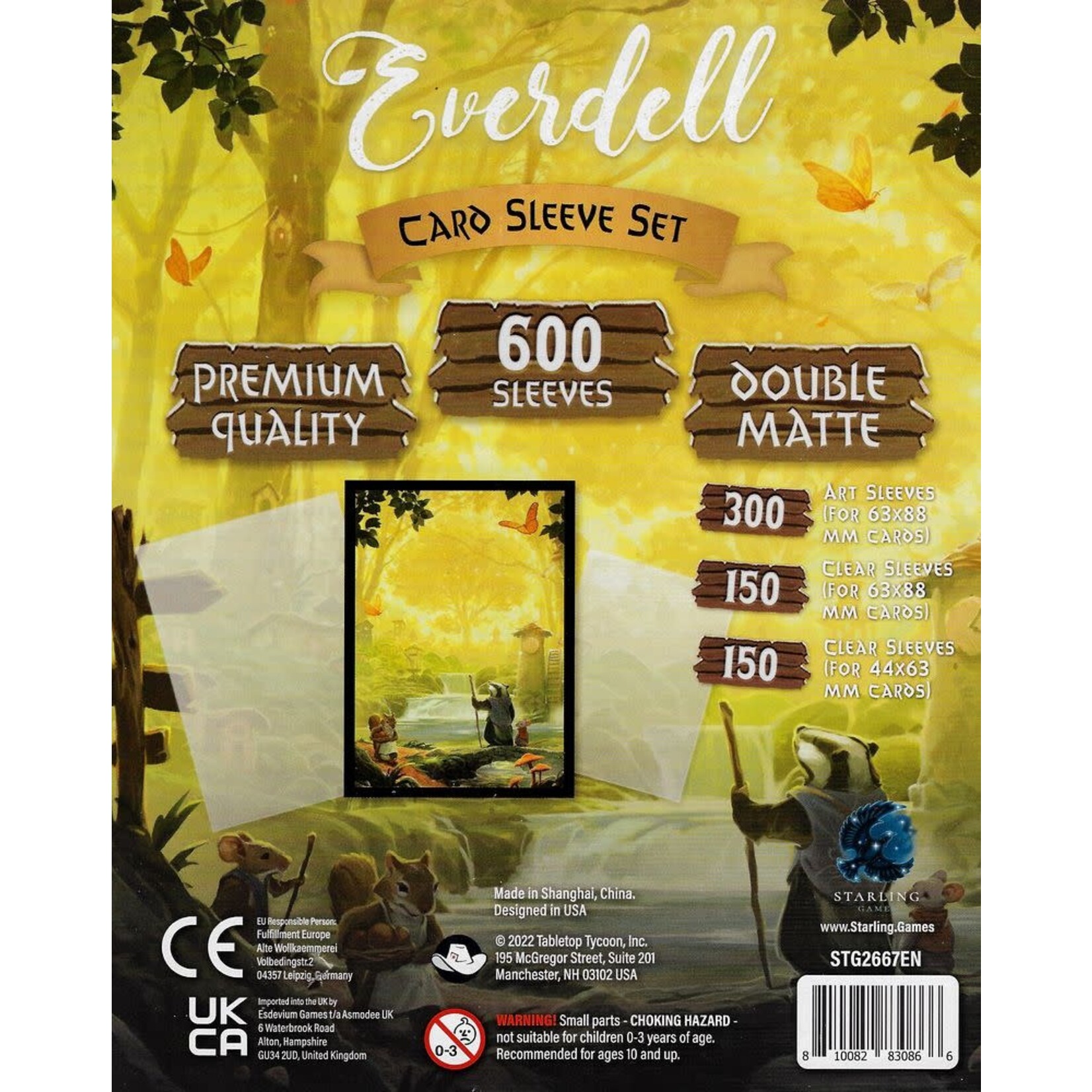 Tabletop Tycoon Everdell Card Sleeve Set