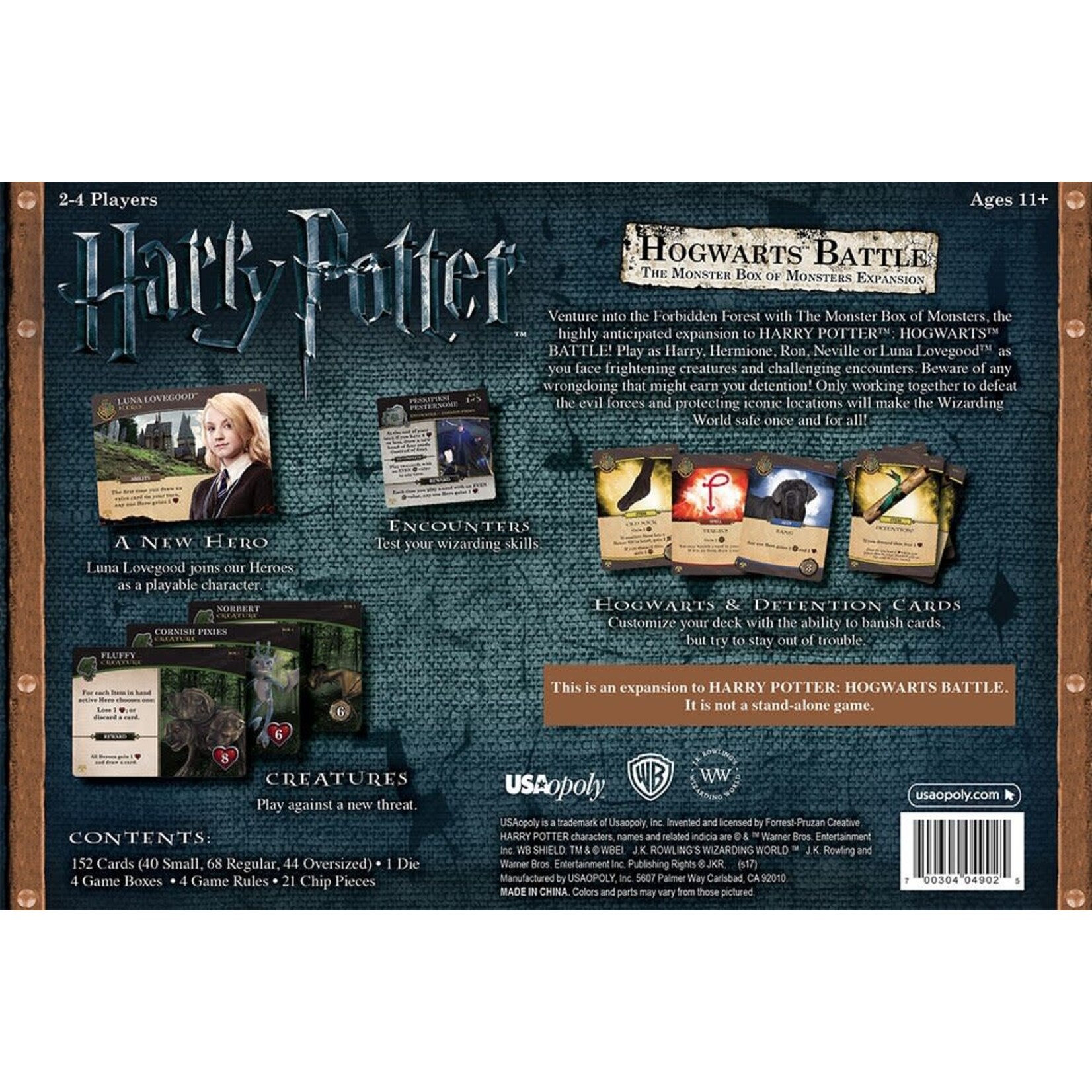 USAopoly HP Hogwarts Battle Monster Box Monsters