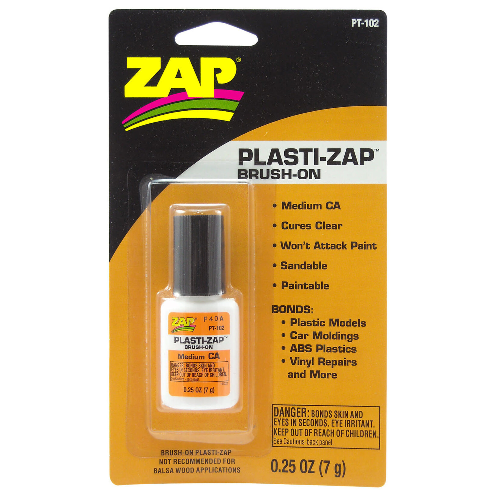 Frank Tiano Enterprises Plastic Zap Brush-On .25oz
