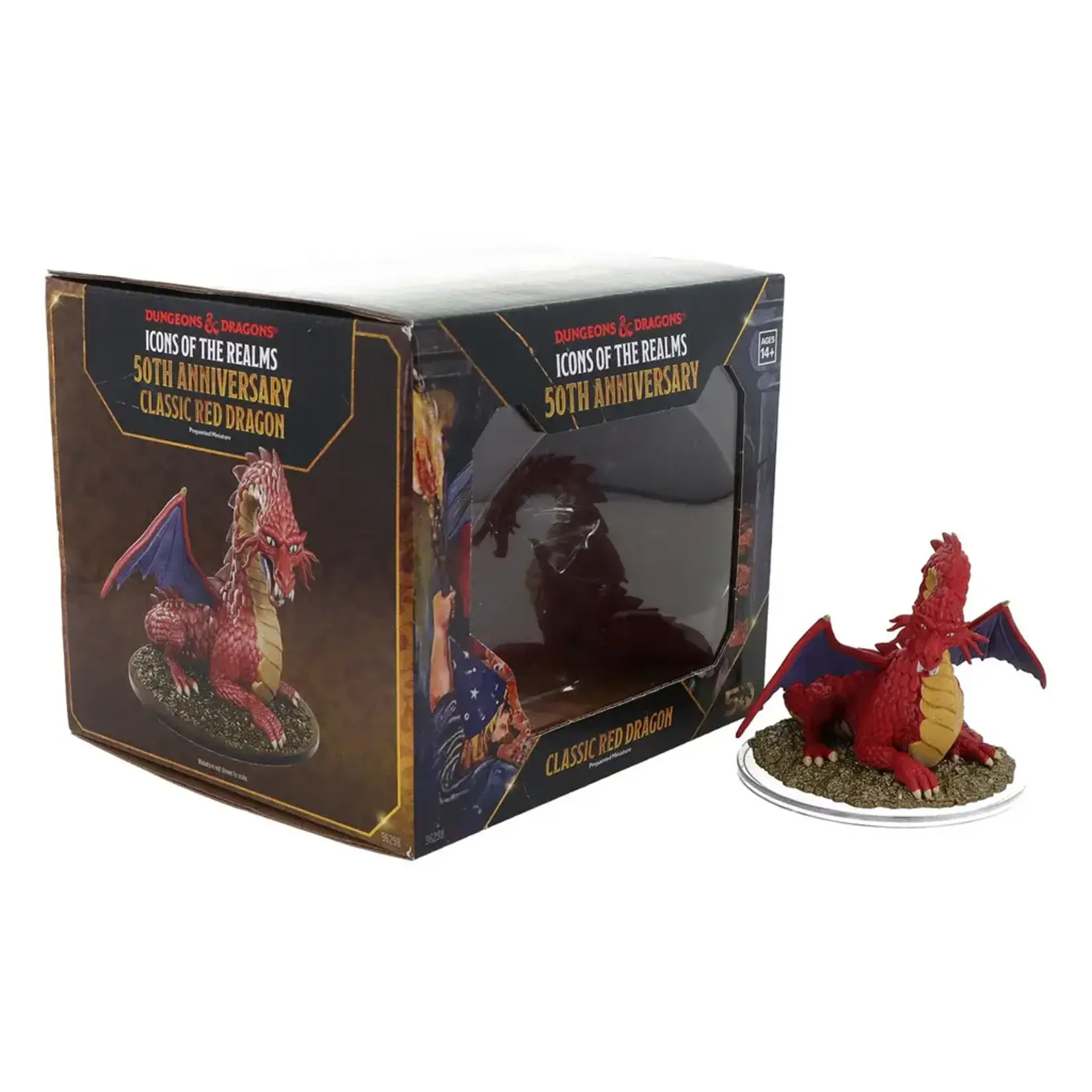 WIZKIDS/NECA D&D IotR Set 31 50th Anniversary Classic Red Dragon Boxed Miniature