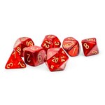 Chessex Scarab: Mega-hedral Scarlet/gold 7-Die Set